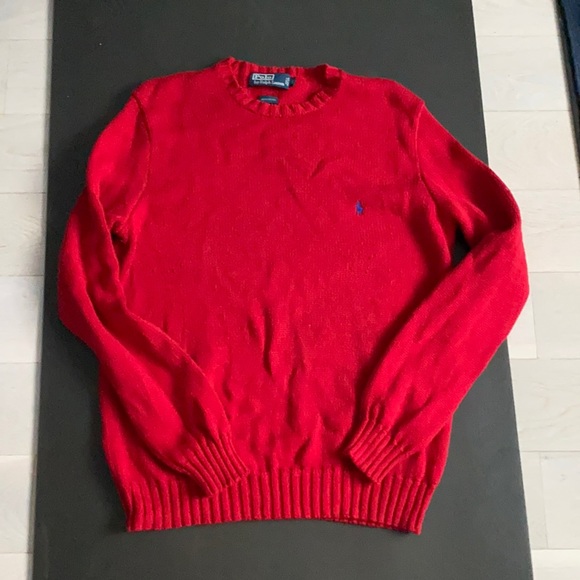 Polo Ralph Lauren Other - Polo by Ralph Lauren Cotton Sweater Red Small